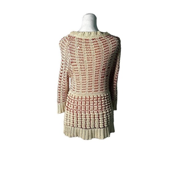 ANTHROPOLOGIE Fiets Voor Hidden Glow Knit Sweater Size Medium - Picture 2 of 5